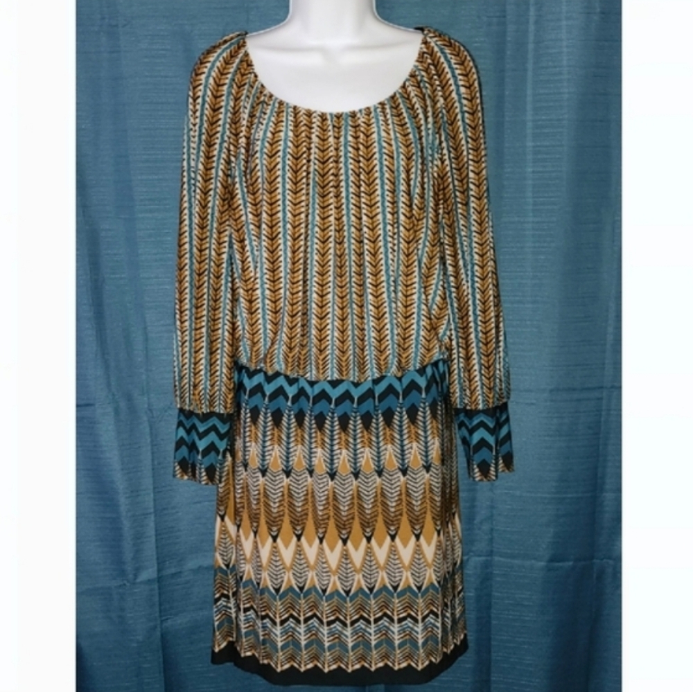 Maggy London Tribal Print Dress
